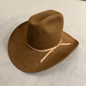 Vintage American Hat Company Maxi-felt Wool Cowboy Hat. Size 6 3/4Pure Wool.Read